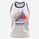 Women's Racerback Tank-Top Mockups - Front and Back Views - GraphicRiver Item for Sale