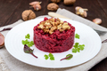 Vegetarian Lenten dish: a salad of beets with walnuts and garlic - PhotoDune Item for Sale