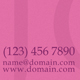 Pink Business Card - GraphicRiver Item for Sale