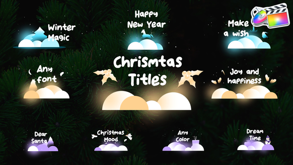 Christmas Titles for FCPX alt