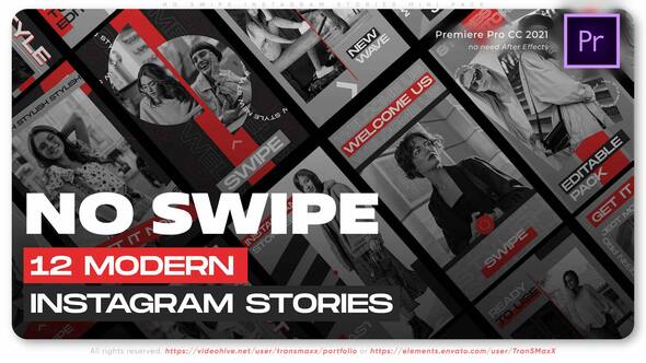 No Swipe | Instagram Stories | Mini Pack