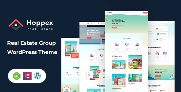 Hoppex – Real Estate and Architect Group WordPress Theme
