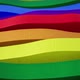 Multicolored Waves LGBT Flag Looped - VideoHive Item for Sale