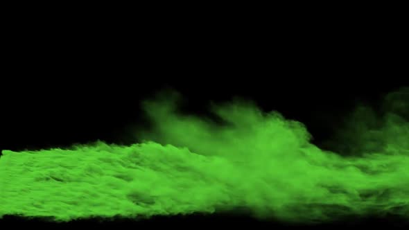 Colorful Green Smoke