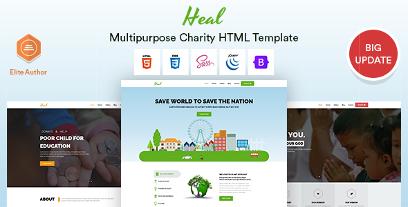 Heal - Charity HTML Template