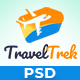 Travel Trek - Tour and Travel Agency  PSD Template - ThemeForest Item for Sale