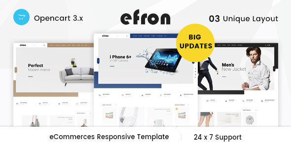 Efron Multipurpose - Responsive Opencart 3.0 Theme