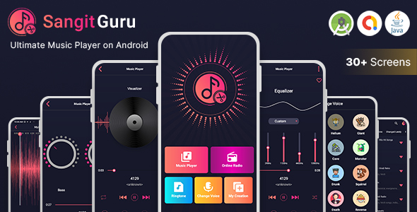 SangitGuru - Music Player, Ringtone Maker, Voice Recorder & Radio Streaming Android App