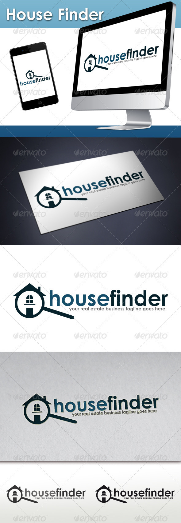 Real Estate House Finder Logo
