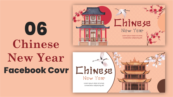 Chinese New Year Facebook Cover Pack