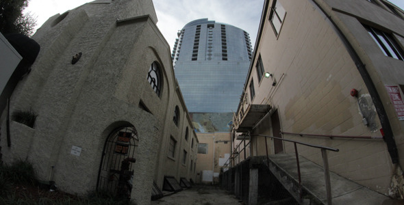 Alley Buildings Time Lapse