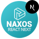 Naxos - React Next JS App Landing Page Template - ThemeForest Item for Sale