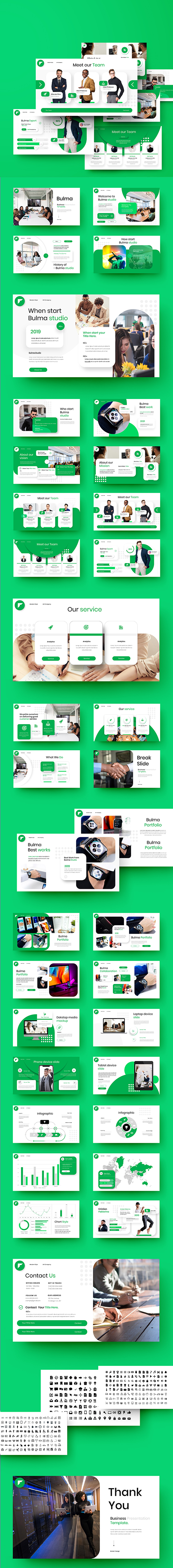 Bulma – Business PowerPoint Template