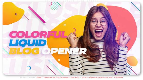 Colorful Liquid Blog Opener