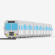 Cartoon Metro Subway Train - 3DOcean Item for Sale