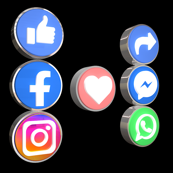 Social Media Button Pack