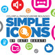 Simple Icons - GraphicRiver Item for Sale