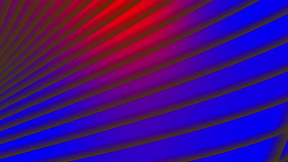 Animated Blue And Red Coloring Stripes Line Wavy Background.Abstract 4k Animation