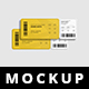 Boarding Pass or Event Ticket Mockup - GraphicRiver Item for Sale