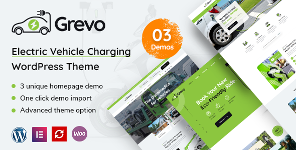 Grevo - Electric Mobility ServicesTheme