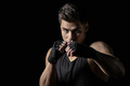 Young man in in boxing stance - PhotoDune Item for Sale