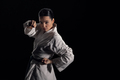 Woman in kimono in fighting stance - PhotoDune Item for Sale