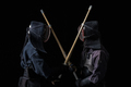 Kendo fighters with bamboo swords - PhotoDune Item for Sale