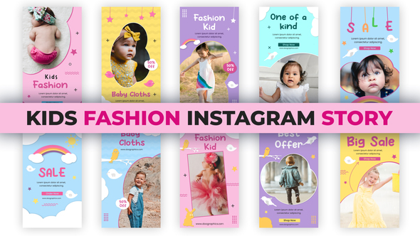 Kids Fashion Instagram Stories