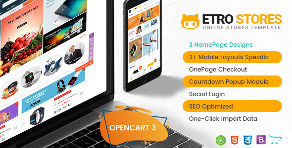 EtroStore - Drag & Drop Multipurpose3 & 2.3 Theme with Mobile-Specific Layouts