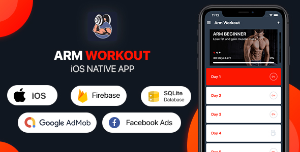 Arm Workout - Ios App