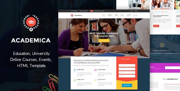 Academica - Educational HTML  Theme