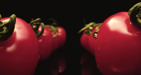 Red Tomatoes Macro 4k