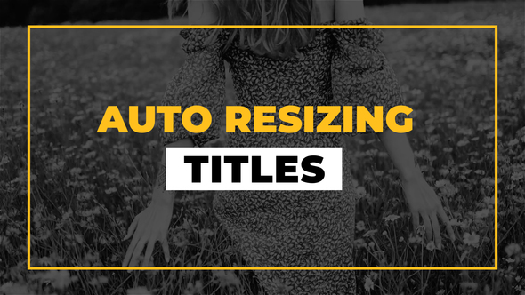 Auto Resizing Titles