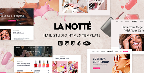 La Notte - Nail Salon HTML5 Template
