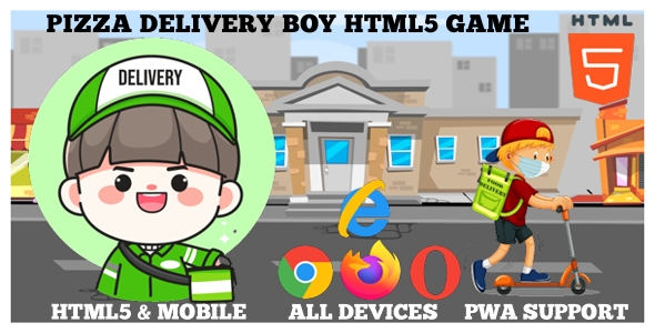 Pizza Delivery Boy - Html5 Game