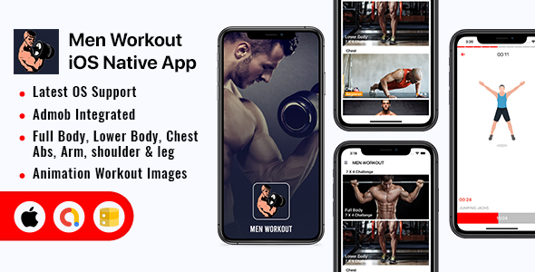 Men Workout - Ios App
