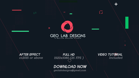 Glitch Logo Opener  l  Gaming Logo  l  Minimal Glitch Logo alt