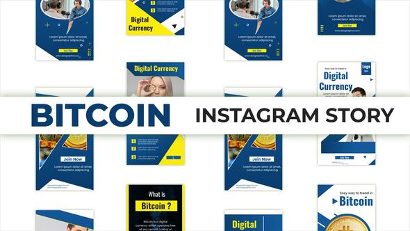 Bitcoin Instagram Story Template