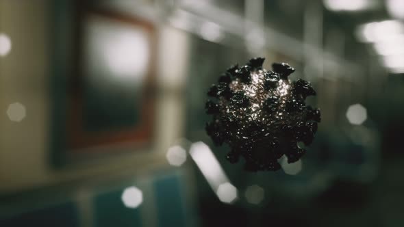 Coronavirus Covid-19 Epidemic in Subway Car alt