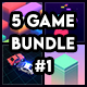 BUNDLE 5 GAMES | Admob + GDPR + Unity - CodeCanyon Item for Sale