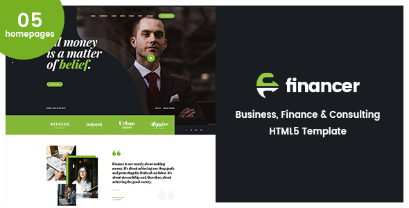 Financer | Business Consulting & Finance HTML5 Template