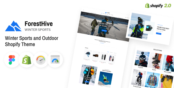 ForestHive - Tema de Shopify para deportes de invierno y actividades al aire libre