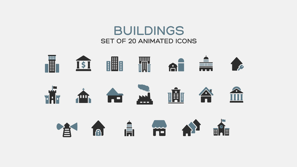 Buildings Icons