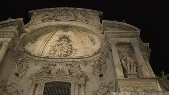 Facade of Murcia Cathedral