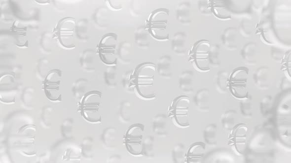 White Financial Background - Euro