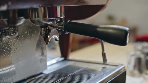 Barista Making Espresso