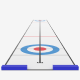 Cartoon Curling Rink 1 Line - 3DOcean Item for Sale