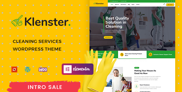 Klenster - Cleaning Services WordPress Theme
