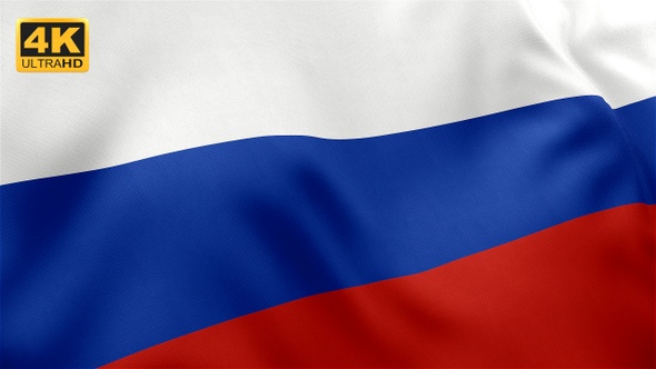 Russia Flag - 4K