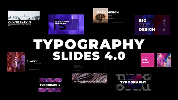 Typography Slides 4.0 | After Effects